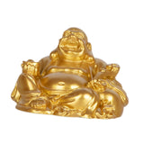 Maitreya Buddha Statue Resin Laughing Buddha for Party Housewarming Gift Gold