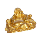 Maitreya Buddha Statue Resin Laughing Buddha for Party Housewarming Gift Gold
