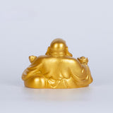 Maitreya Buddha Statue Resin Laughing Buddha for Party Housewarming Gift Gold