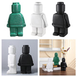 Maxbell Maxbell Vase for Flowers Robot Flower Pot Desktop Vase for Housewarming Indoor Table Green