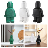 Maxbell Maxbell Vase for Flowers Robot Flower Pot Desktop Vase for Housewarming Indoor Table Green