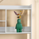 Maxbell Maxbell Vase for Flowers Robot Flower Pot Desktop Vase for Housewarming Indoor Table Green