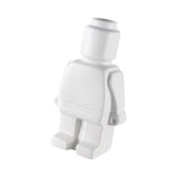 Maxbell Maxbell Vase for Flowers Robot Flower Pot Desktop Vase for Housewarming Indoor Table White