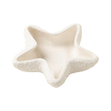 Maxbell Maxbell Small Jewelry Dish Home Decor Ceramic Craft for Bathroom Living Room Bedroom White