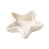 Maxbell Maxbell Small Jewelry Dish Home Decor Ceramic Craft for Bathroom Living Room Bedroom White