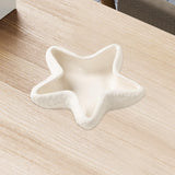 Maxbell Maxbell Small Jewelry Dish Home Decor Ceramic Craft for Bathroom Living Room Bedroom White