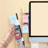 Monitor Memo Board Supplies Easy to Use Memo Panel for Desktop Organizer Men right