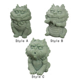 Kirin Statue Home Decor Tea Play Tea Pet Ornament for Tea Table Desk Tearoom Style A