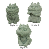 Kirin Statue Home Decor Tea Play Tea Pet Ornament for Tea Table Desk Tearoom Style A