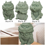 Kirin Statue Home Decor Tea Play Tea Pet Ornament for Tea Table Desk Tearoom Style A