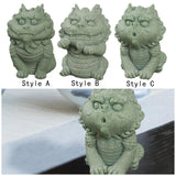 Kirin Statue Home Decor Tea Play Tea Pet Ornament for Tea Table Desk Tearoom Style A