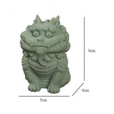 Kirin Statue Home Decor Tea Play Tea Pet Ornament for Tea Table Desk Tearoom Style A