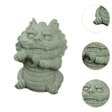 Kirin Statue Home Decor Tea Play Tea Pet Ornament for Tea Table Desk Tearoom Style B