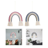 Macrame Tapestry Wall Hanging Decoration Unique for Home Wedding Living Room Pink