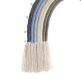 Macrame Tapestry Wall Hanging Decoration Unique for Home Wedding Living Room Blue