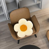 Maxbell Maxbell Dining Chair Cushion Flower Shaped Cushion for Living Room Dining Room Decor White