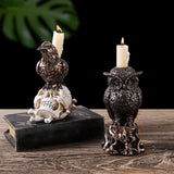 Maxbell Maxbell Candlestick Holder Ornament Tea Light Holder for Valentines Day Home Wedding Owl