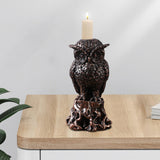 Maxbell Maxbell Candlestick Holder Ornament Tea Light Holder for Valentines Day Home Wedding Owl