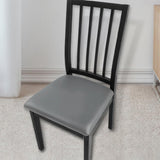 Office Chair Cover Removable Washable Seat Cover for Home Restaurant Kitchen Gray