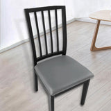 Office Chair Cover Removable Washable Seat Cover for Home Restaurant Kitchen Gray