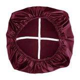 Office Chair Cover Removable Washable Seat Cover for Home Restaurant Kitchen Wine Red
