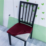Office Chair Cover Removable Washable Seat Cover for Home Restaurant Kitchen Wine Red