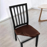 Office Chair Cover Removable Washable Seat Cover for Home Restaurant Kitchen Brown