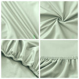 Office Chair Cover Removable Washable Seat Cover for Home Restaurant Kitchen Green