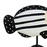 Maxbell Maxbell 2Pcs Wooden Fish Statue Animal Home Decoration for Desktop TV Cabinet Office