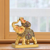 Maxbell Maxbell Elephant Statue Creative Elephant Figurines for Housewarming Party Bookshelf