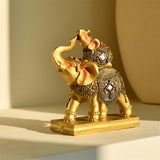 Maxbell Maxbell Elephant Statue Creative Elephant Figurines for Housewarming Party Bookshelf