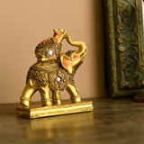 Maxbell Maxbell Elephant Statue Creative Elephant Figurines for Housewarming Party Bookshelf