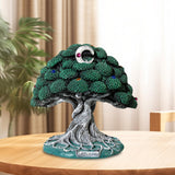 Maxbell Maxbell Tree of Life Statue Craft Decorative Statue for Cabinet Office Cabinet Shelf Green