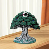Maxbell Maxbell Tree of Life Statue Craft Decorative Statue for Cabinet Office Cabinet Shelf Green