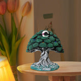 Maxbell Maxbell Tree of Life Statue Craft Decorative Statue for Cabinet Office Cabinet Shelf Green