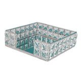 Maxbell Maxbell Perfume Tray Tabletop Ornament Mirror Tray for Lamps Small Ornaments Letters Silver