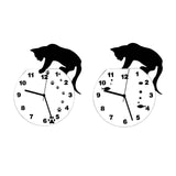 Maxbell Maxbell Wall Clock Stylish Cartoon Acrylic Kids Wall Clock for Bedroom Bathroom Home footprint