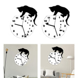 Maxbell Maxbell Wall Clock Stylish Cartoon Acrylic Kids Wall Clock for Bedroom Bathroom Home footprint