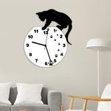 Maxbell Maxbell Wall Clock Stylish Cartoon Acrylic Kids Wall Clock for Bedroom Bathroom Home footprint