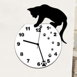 Maxbell Maxbell Wall Clock Stylish Cartoon Acrylic Kids Wall Clock for Bedroom Bathroom Home footprint