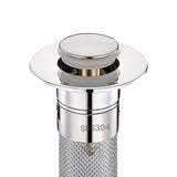 Maxbell Sink Drain Strainer Lavatory RV Sink Slop Bathroom Sink Stopper Hair Catcher 6x8x3cm