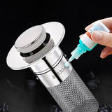 Maxbell Sink Drain Strainer Lavatory RV Sink Slop Bathroom Sink Stopper Hair Catcher 6x8x3cm