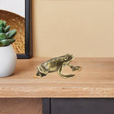 Maxbell Maxbell Mini Frog Statue Home Decor Toy Gifts Brass Figurine for Office Home Cabinet