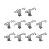 Maxbell Maxbell 10Pcs Solar Panel Drainage Clips Sturdy Photovoltaic Panel Water Guide Clamp 30mm