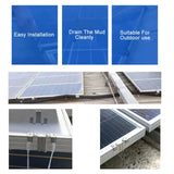Maxbell Maxbell 10Pcs Solar Panel Drainage Clips Sturdy Photovoltaic Panel Water Guide Clamp 30mm