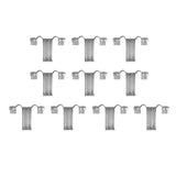 Maxbell Maxbell 10Pcs Solar Panel Drainage Clips Sturdy Photovoltaic Panel Water Guide Clamp 30mm