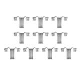 10Pcs Solar Panel Drainage Clips Sturdy Photovoltaic Panel Water Guide Clamp 35mm