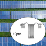 10Pcs Solar Panel Drainage Clips Sturdy Photovoltaic Panel Water Guide Clamp 35mm