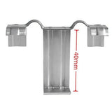 Maxbell Maxbell 10Pcs Solar Panel Drainage Clips Sturdy Photovoltaic Panel Water Guide Clamp 40mm