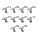 Maxbell Maxbell 10Pcs Solar Panel Drainage Clips Sturdy Photovoltaic Panel Water Guide Clamp 40mm
